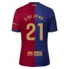 Maillot de Supporter FC Barcelone Frenkie de Jong 21 Domicile 2024-25 Pour Enfant